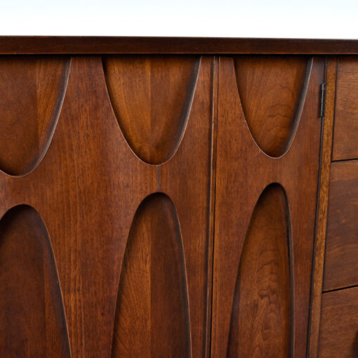 Distinctive arched embellishment on Broyhill Brasilia credenza