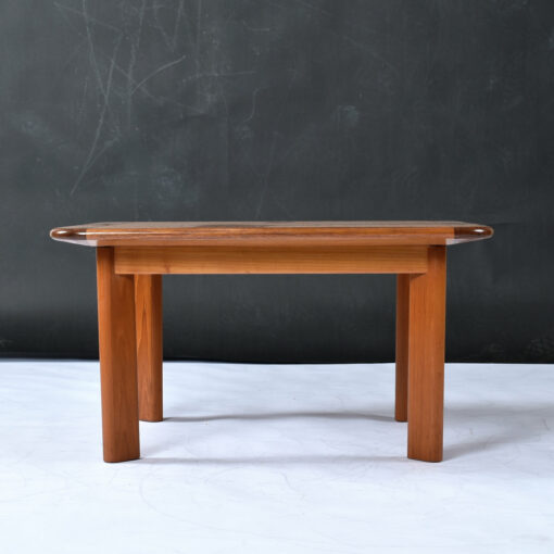 Solid teak square coffee table
