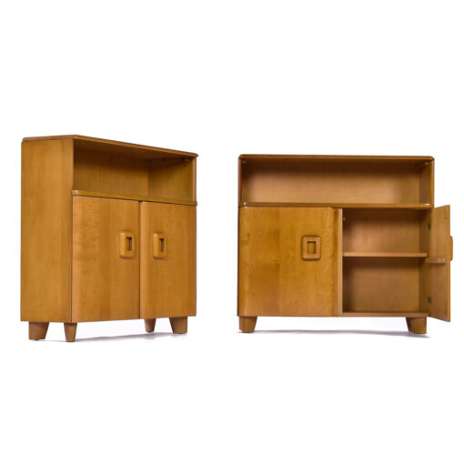 Pair of Mid-Century Modern M 326 bookcase cabinets
