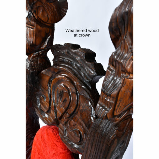 Weathered area of wood